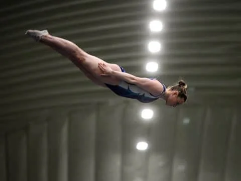 Olympic gymnasts bounce through Pickering