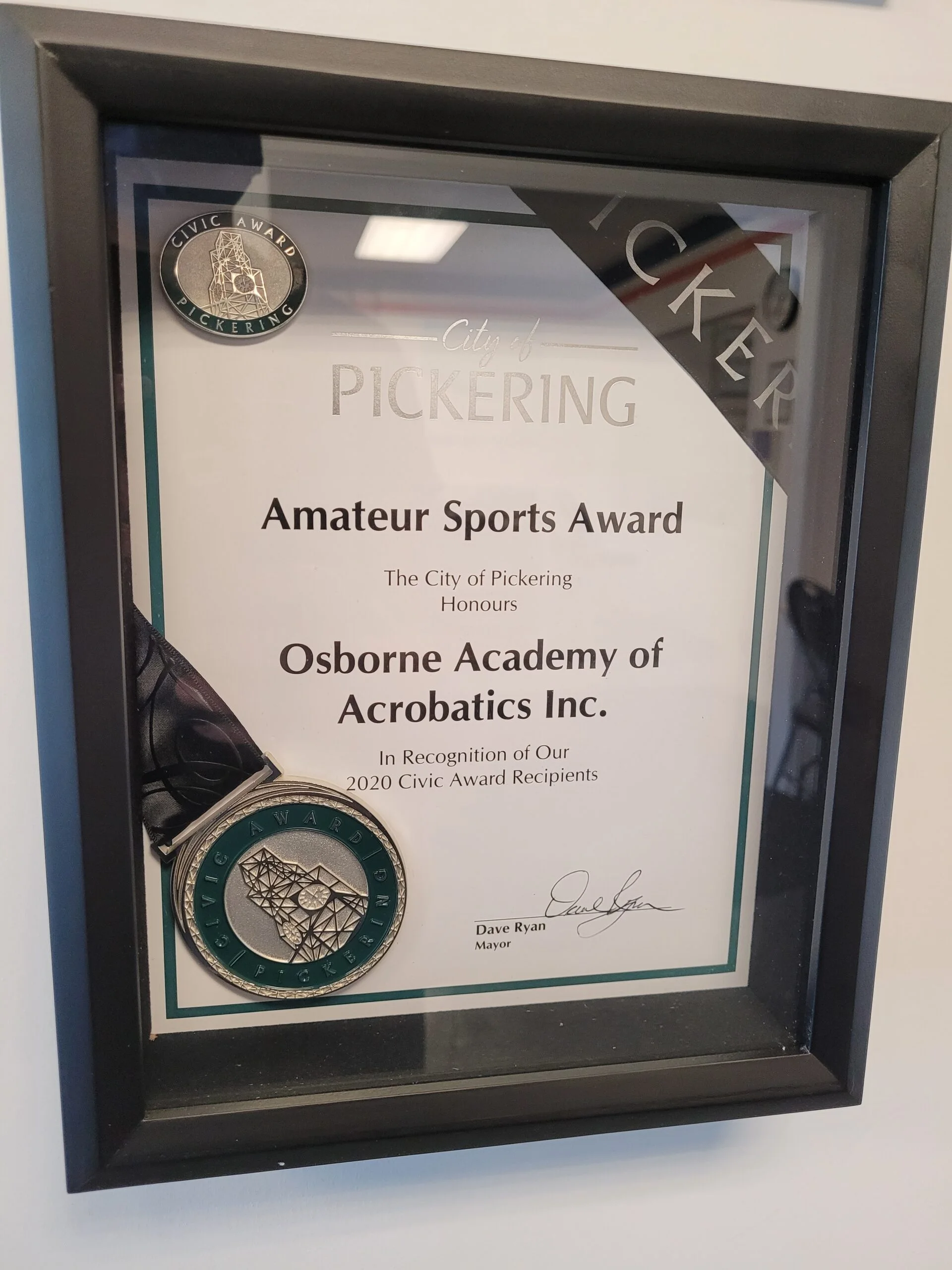 City of Pickering Civic Award