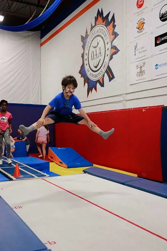 OAA birthday party trampoline activity